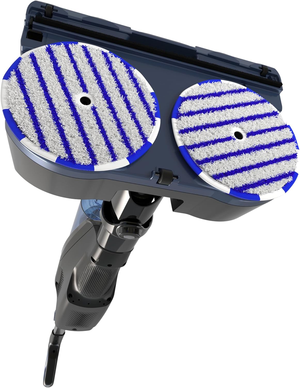Rowenta X-Combo 2-in-1 Hybrid-Reiniger, Saugen und rotierendes Wischen gleichzeitig, 60 min. Autonomie, Ultra-leichtes Design, 3 Programme, einfacher freihändiger Moppwechsel, Blau-Schwarz, GZ3038