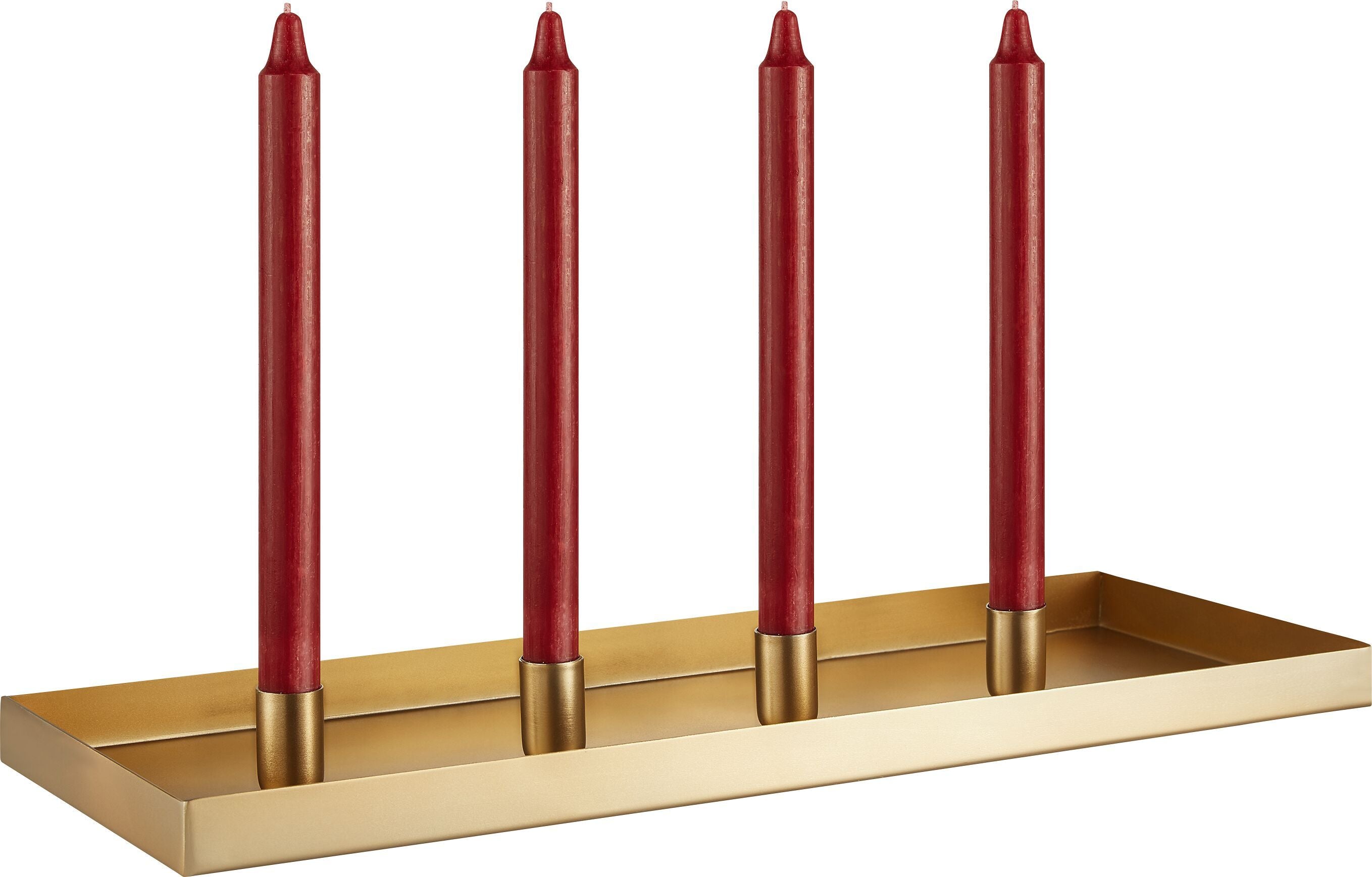 NINA Kerzenhalter - Gold / H: 4.0 cm x D: 2.5 cm