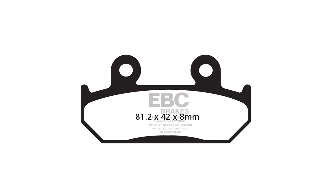 Bremseklodser for EBC HH, NSR250 86<