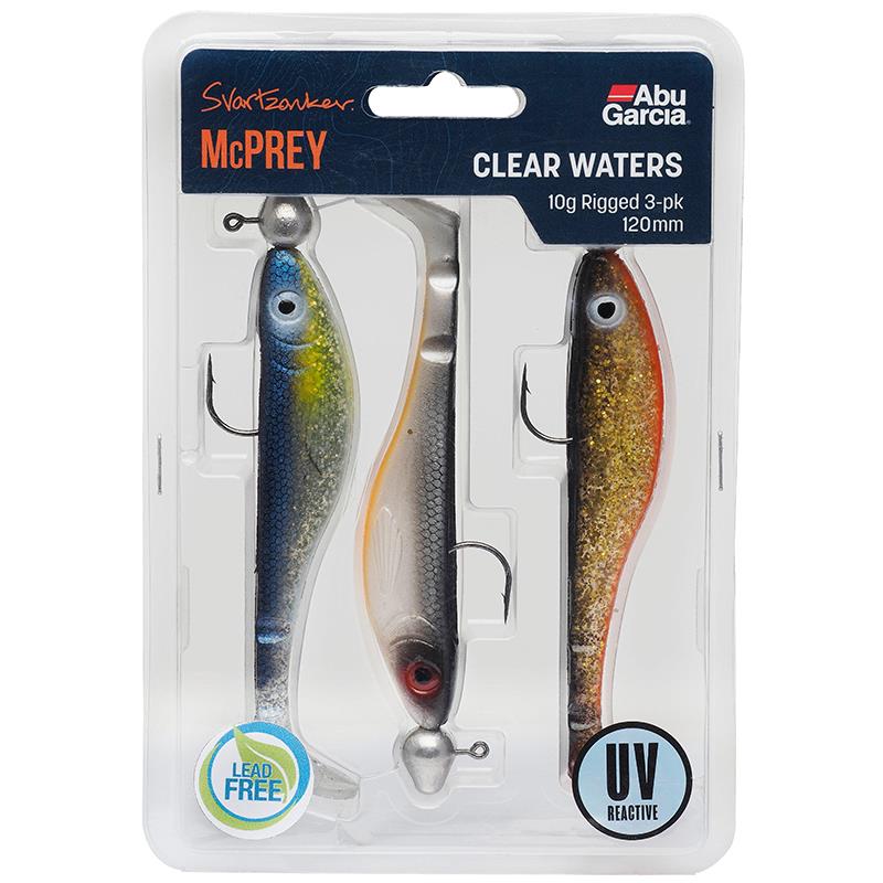 Kit Leurres Souples Armés Abu Garcia Svartzonker Mcprey Prerigged - Par 3