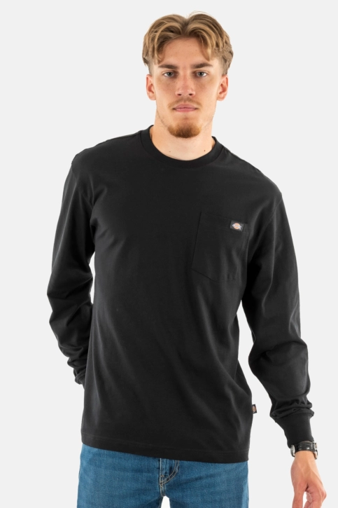Tee shirt manches longues dickies luray pocket blk1 black