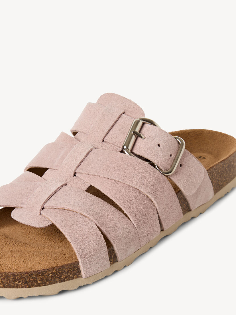 Leren Slipper - roze