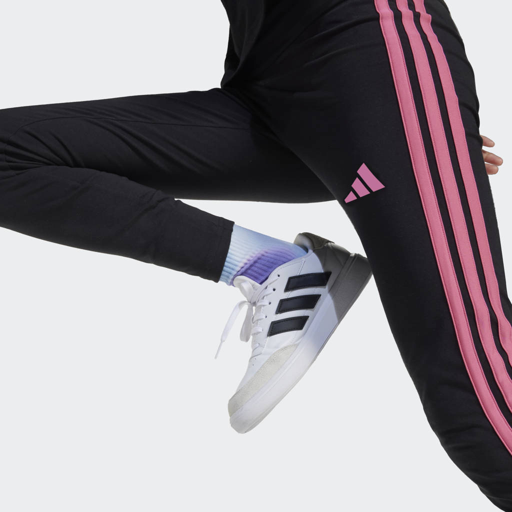 adidas aansluitend leggingzwart/fuchsia