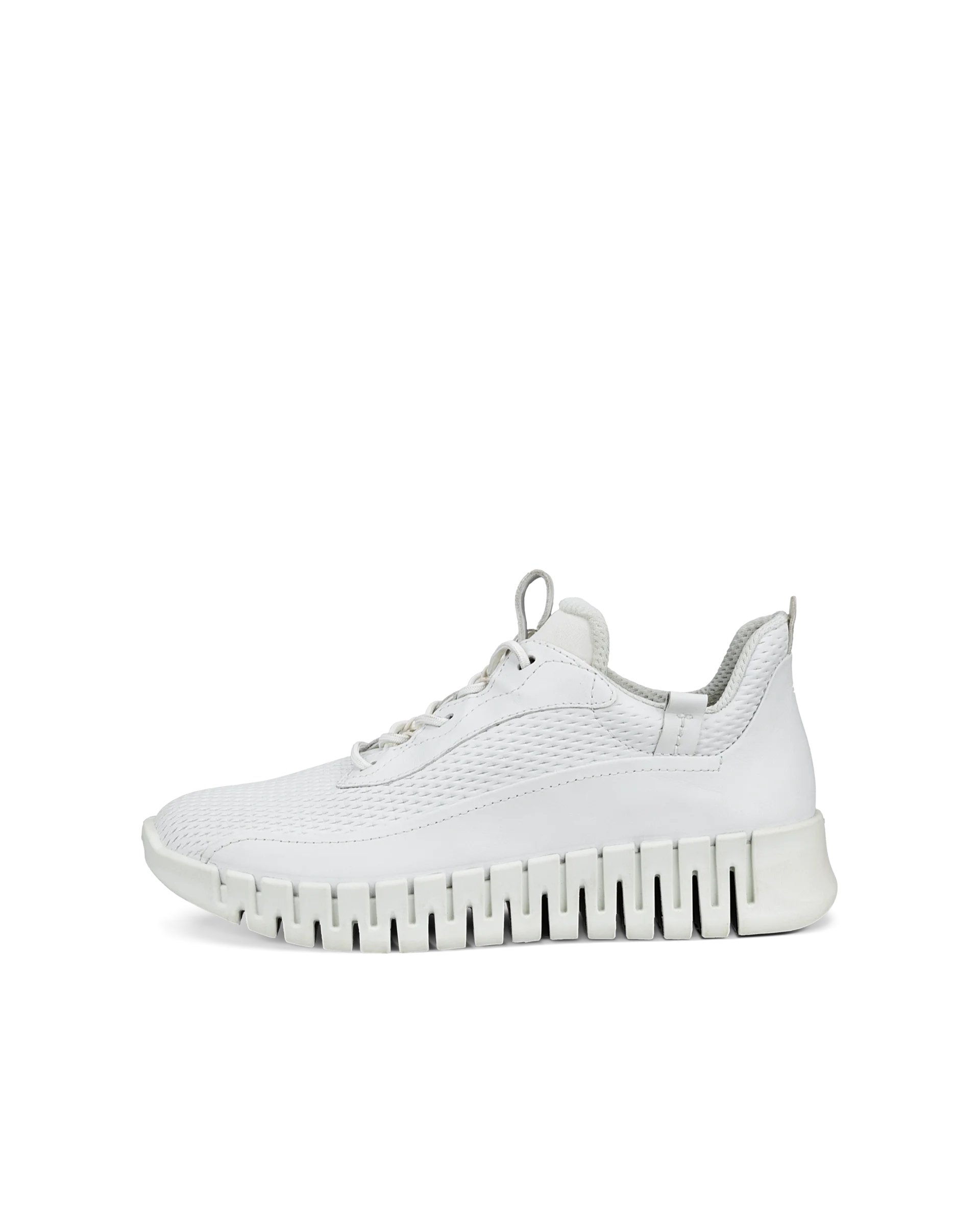 ECCO GRUUV W Damen Ledersneaker Weiß