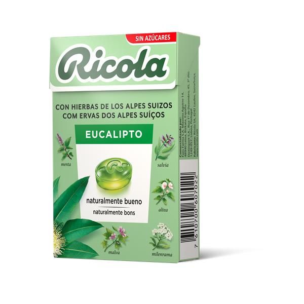 Rebuçados De Ervas Suíças Sabor Eucalipto