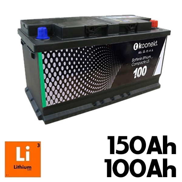 Batterie Lithium KOONEKT 12,8V 100-150Ah