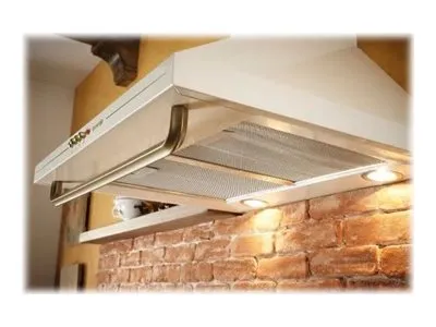 Gorenje Classico DK63MCLI - Hætte - skorsten - bredde: 60 cm - dybde: 50 cm - udtrækning og recirkulation (-) - med intern motor - elfenben