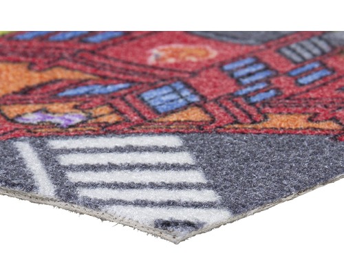 Kinderluspooltapijt, Street grey, 400 cm (per meter verkocht)
