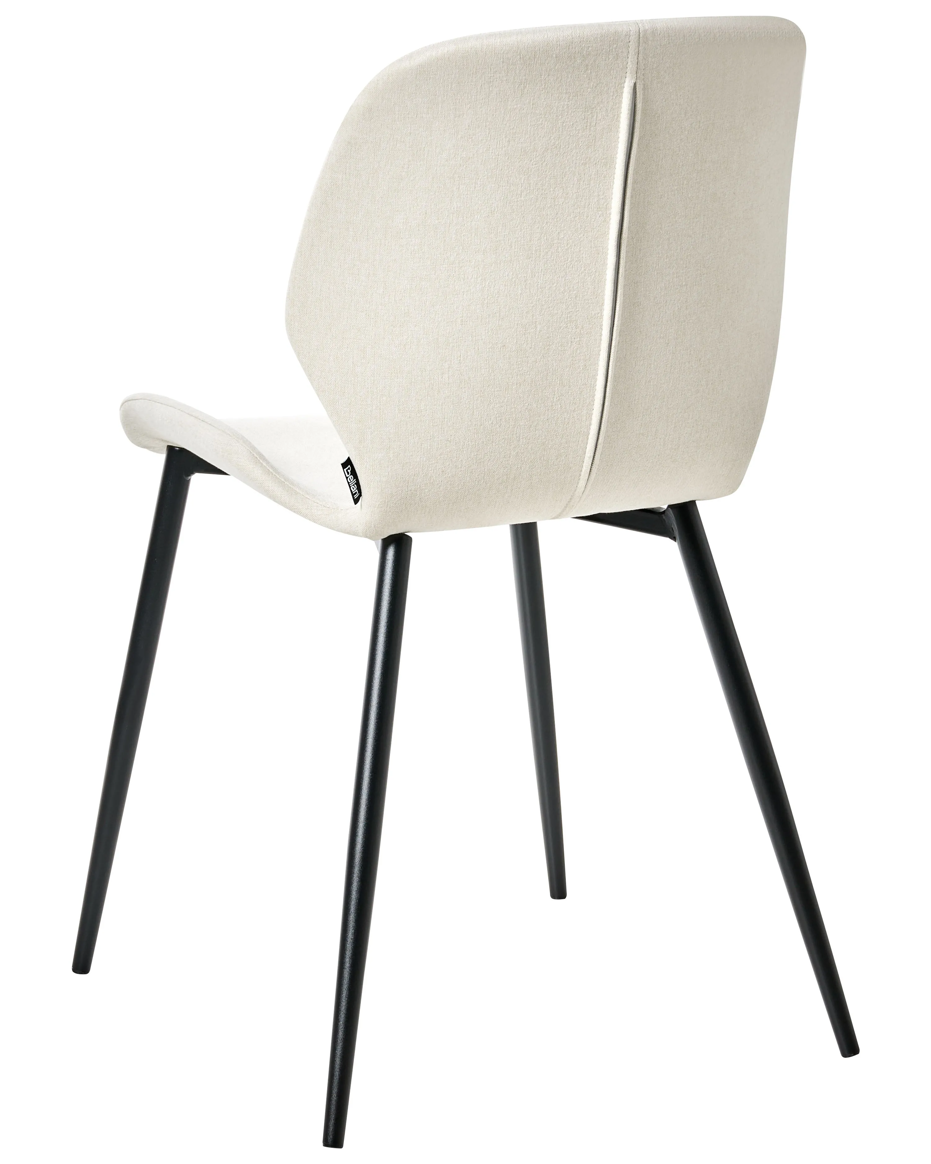 Set van 2 vergaderstoelen HOLLAND Stof Lichtbeige