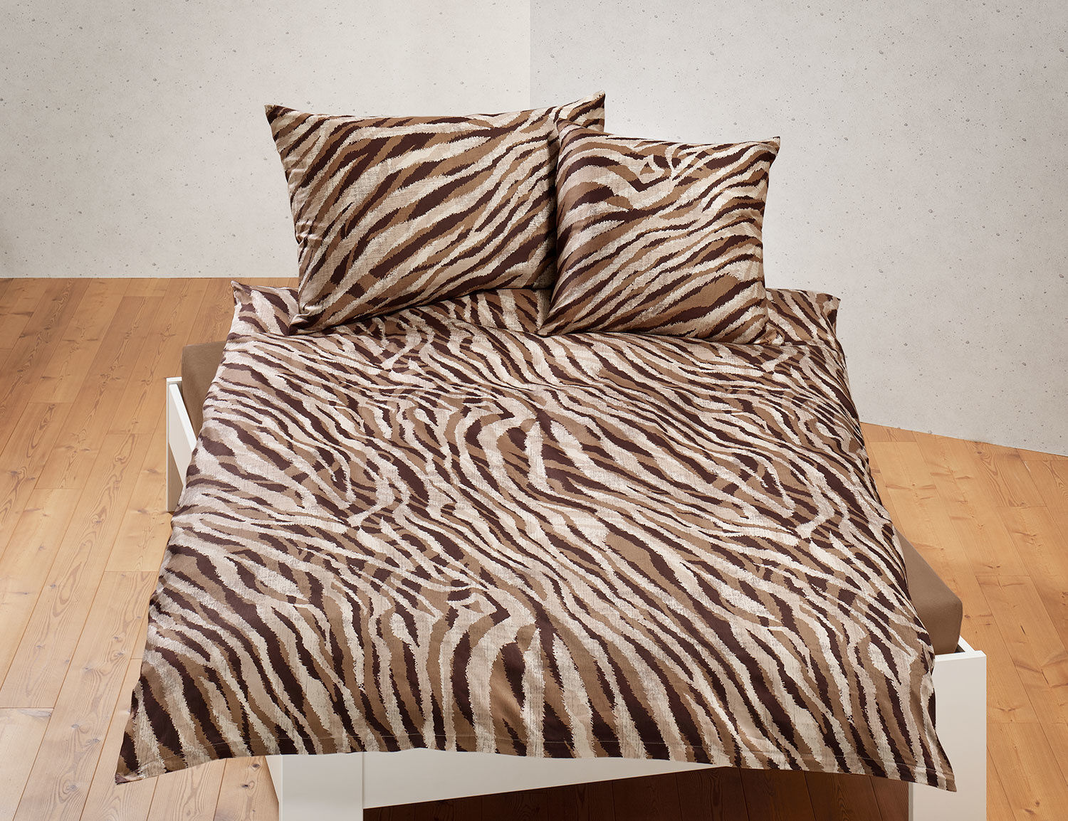 Bettwäsche mit Tigermusterung