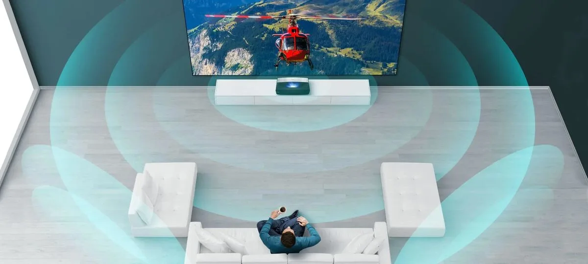 Hisense 100L5HD Laser TV Vidéoprojecteurs ultra courte focale