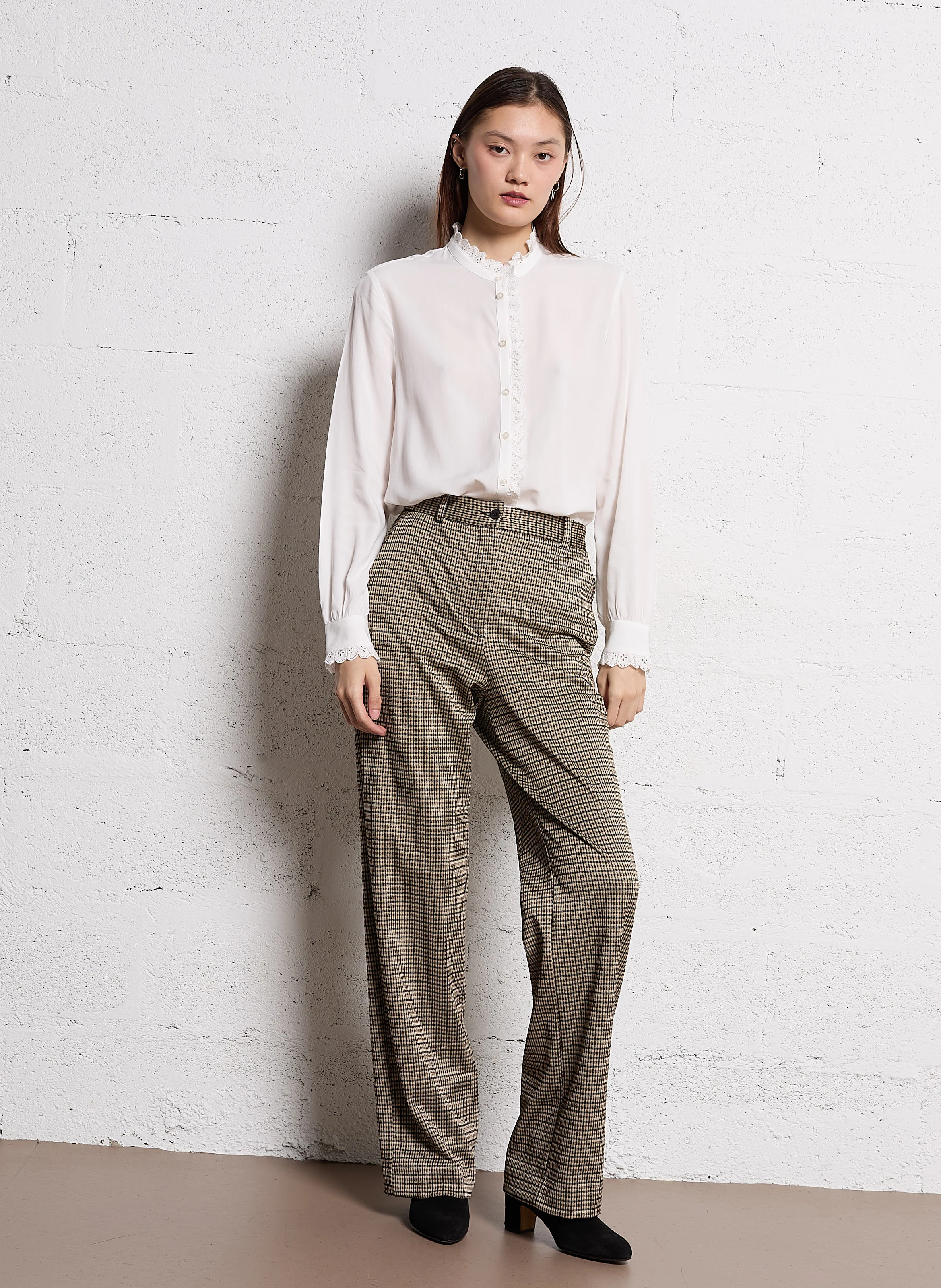 Chemise droite | Blanc