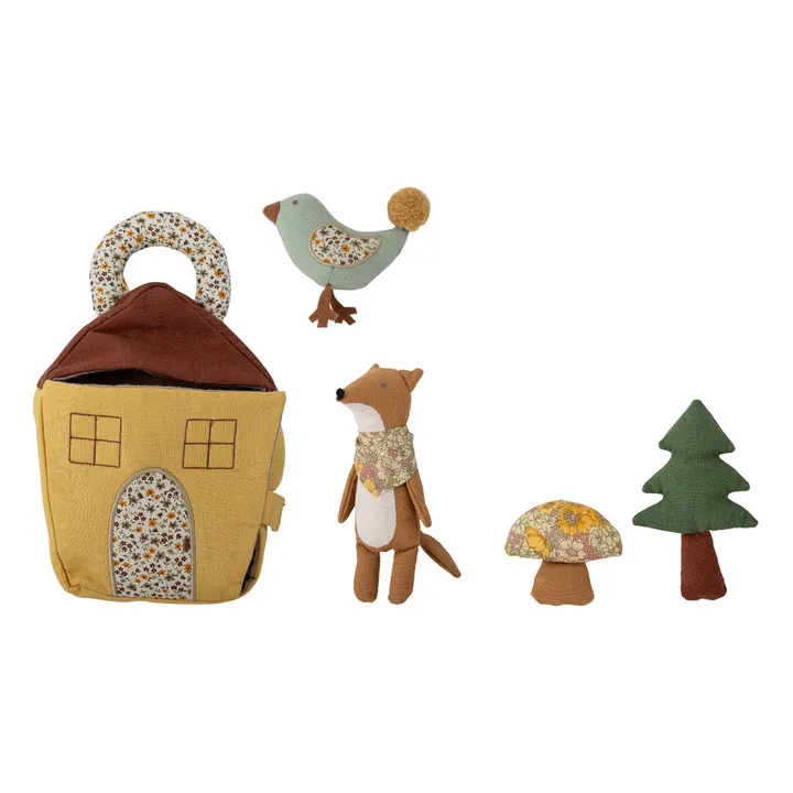 Bloomingville Mini Maison en lin et ses accessoires