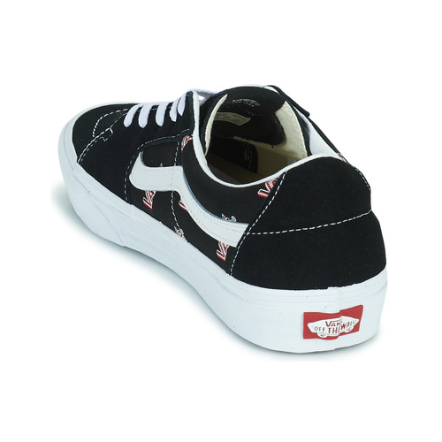 Vans - SK8-LOW - Noir / Blanc / Rouge
