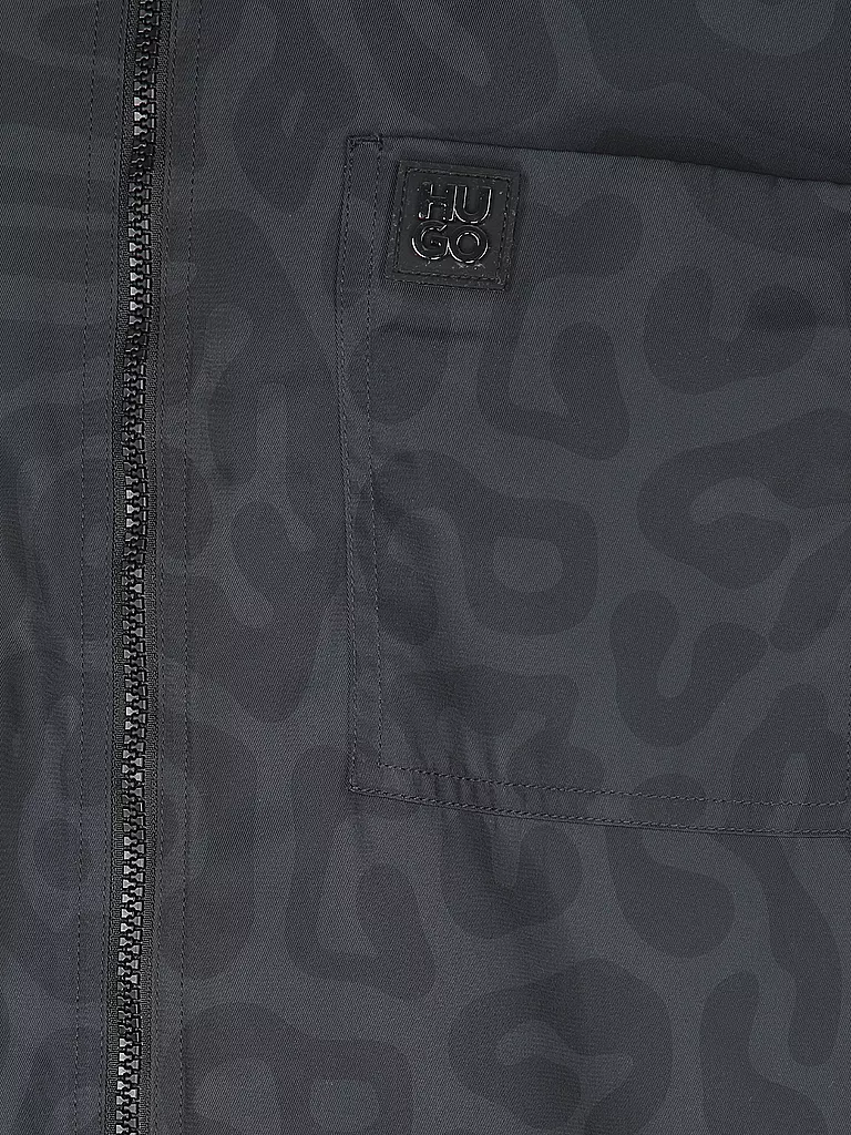 HUGO Overshirt schwarz