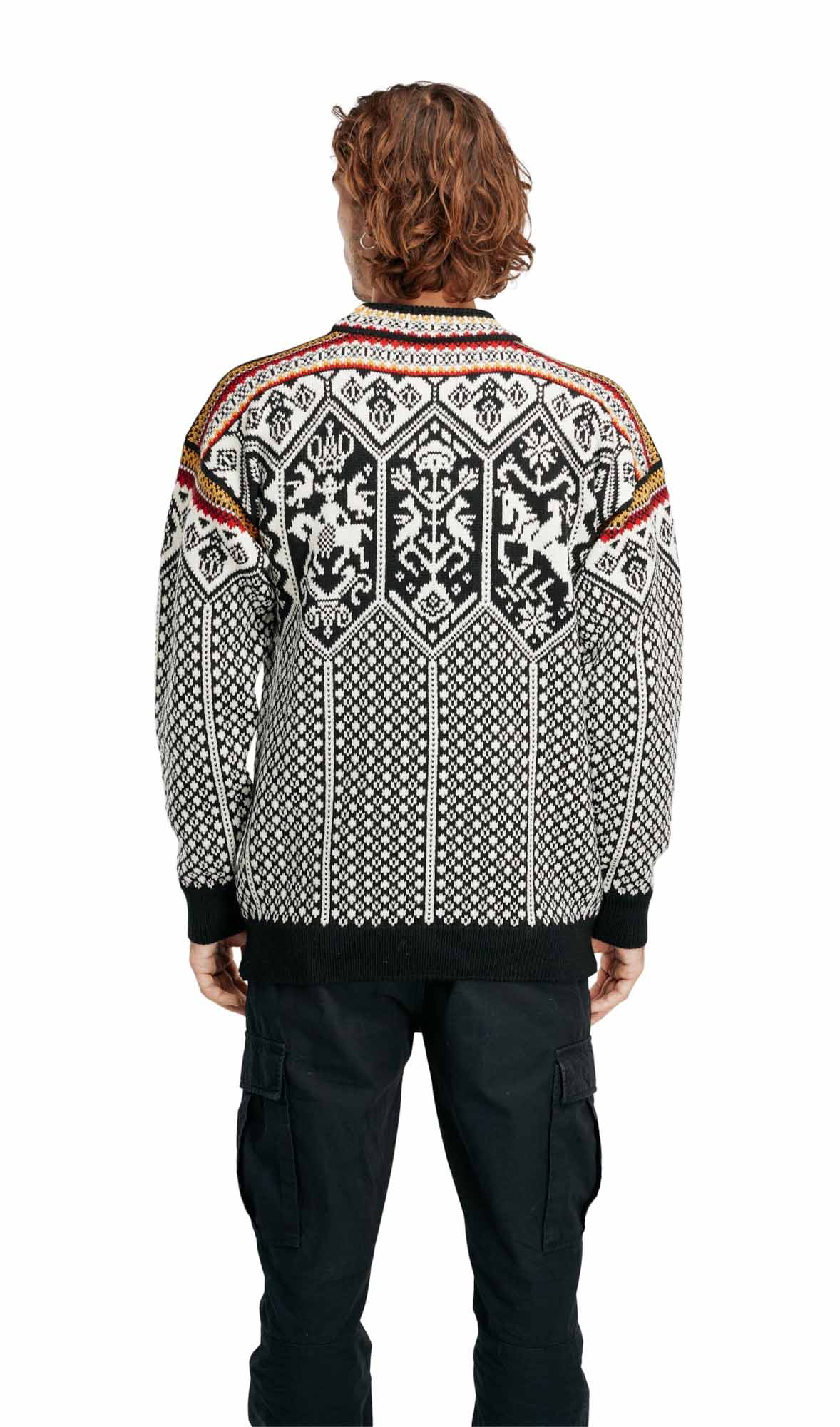 1994 Sweater Herre Black/Mustard/Offwhite