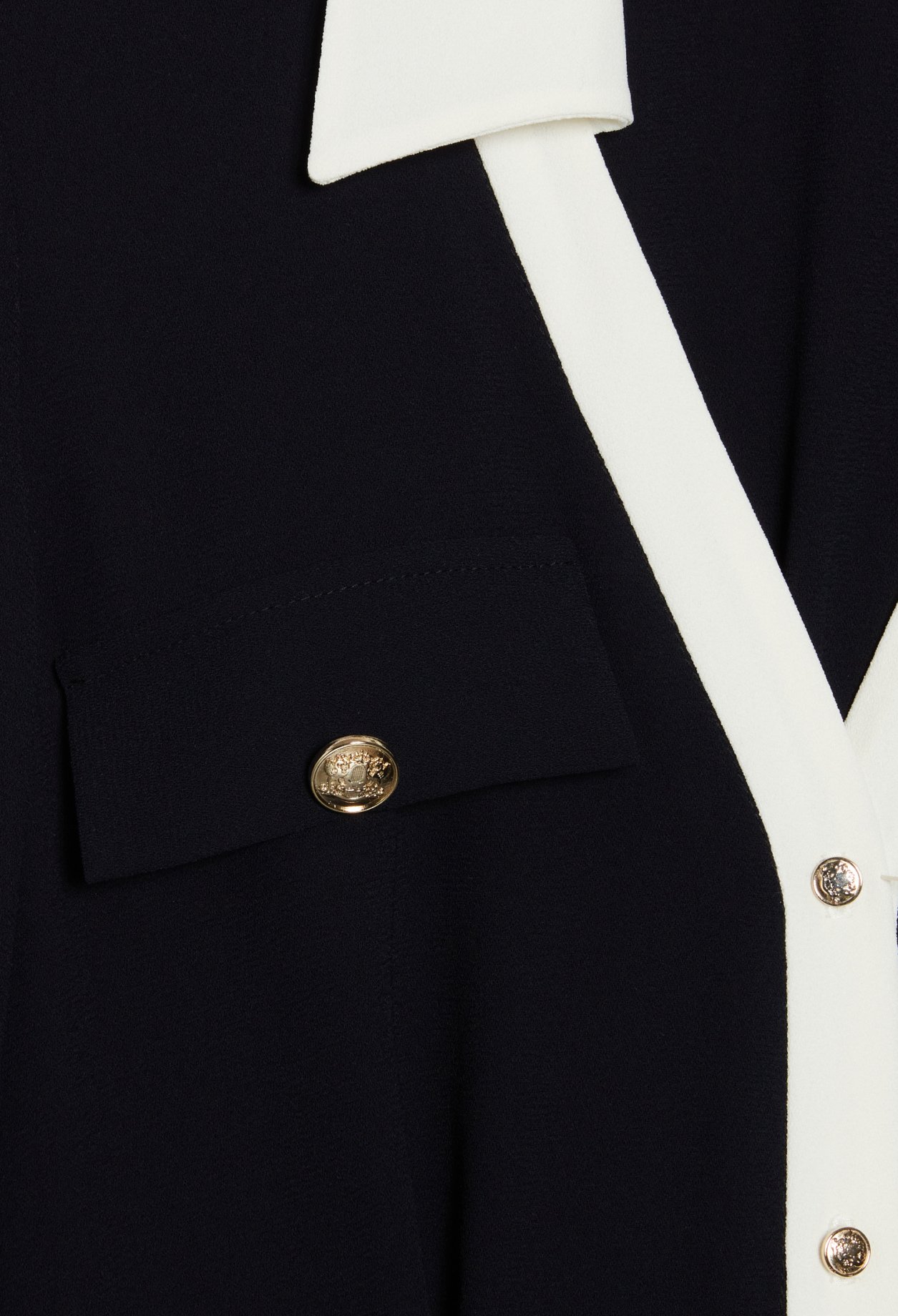 Robe midi marine
