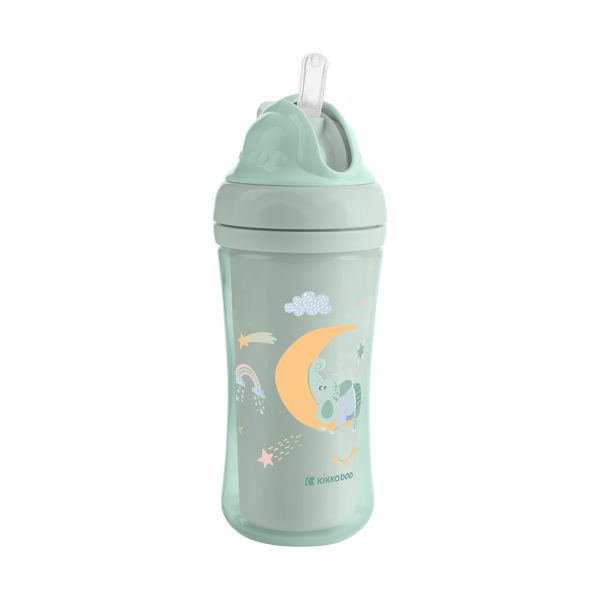Kikkaboo Maan Beker Met Silicone Rietje - 220ml