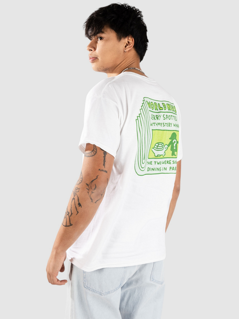 A.LAB World News T-Shirt white
