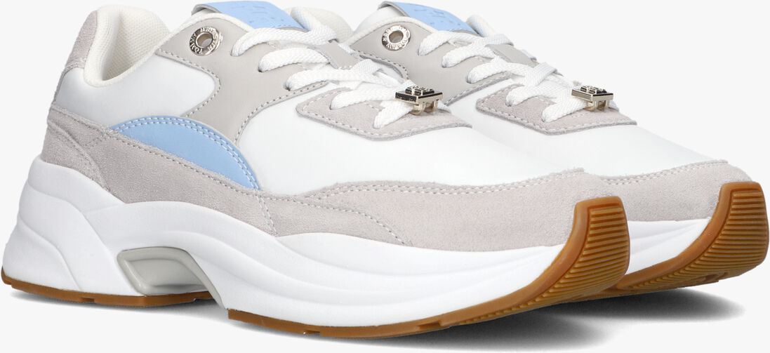 TOMMY HILFIGER witte tommy hilfiger lage sneakers chunky feminine runner hardware