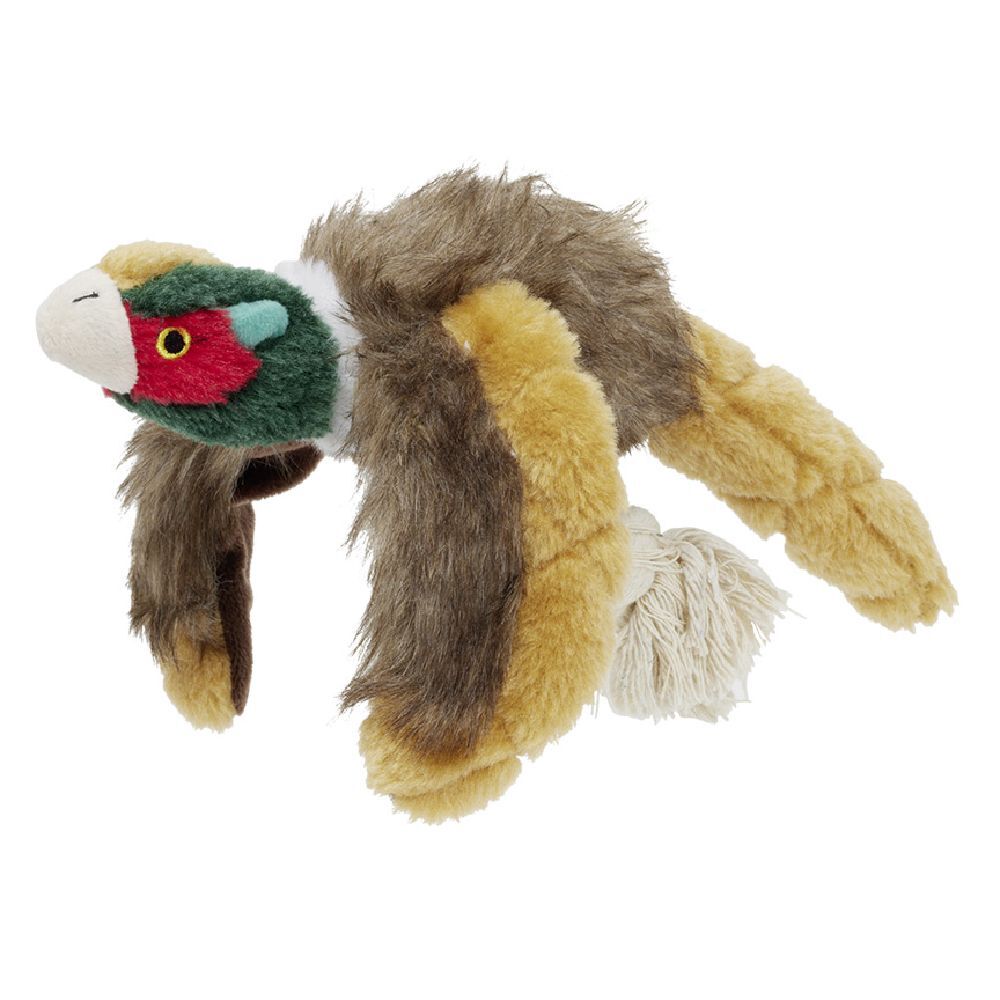 Jouet chien faisan marron