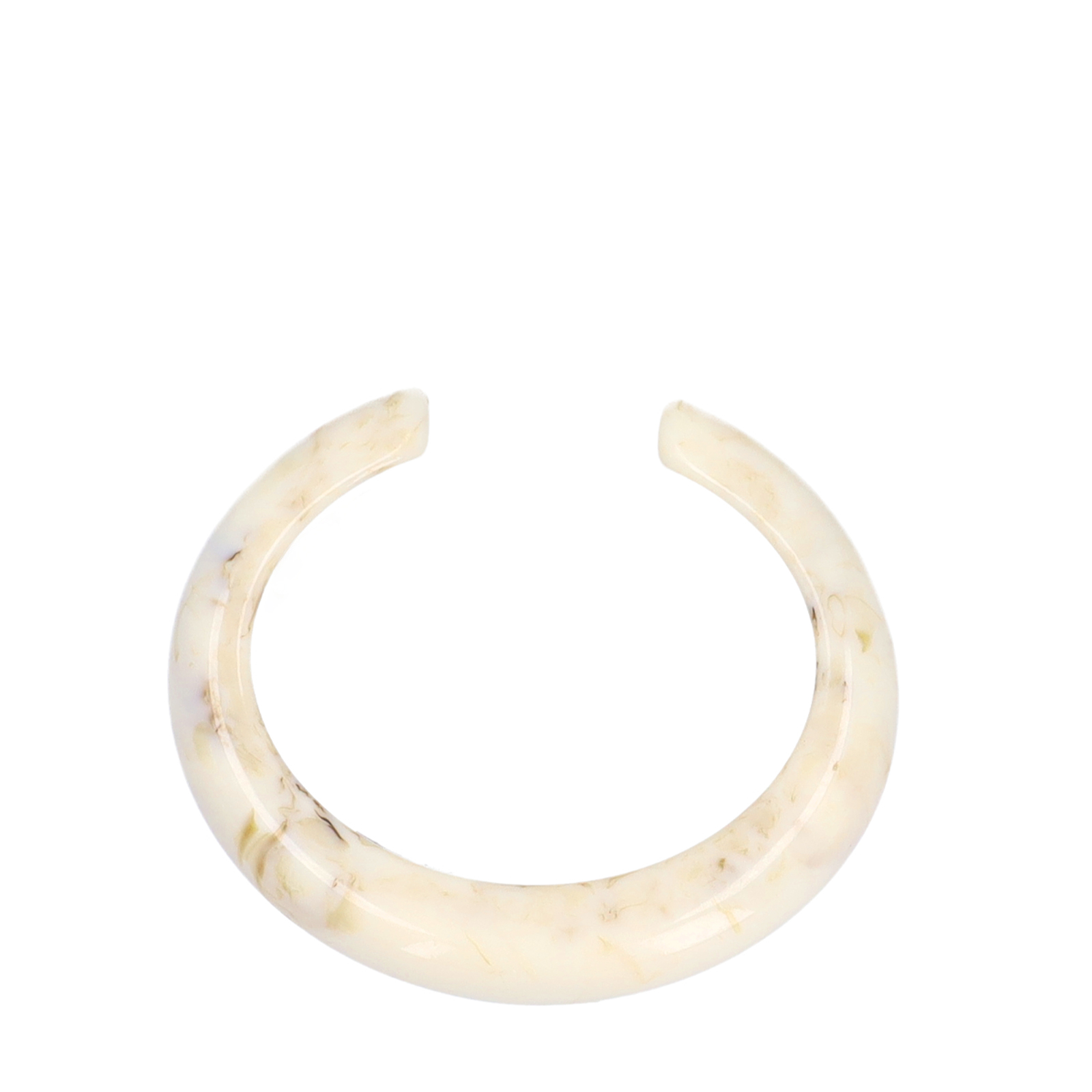 Off white bangle armband