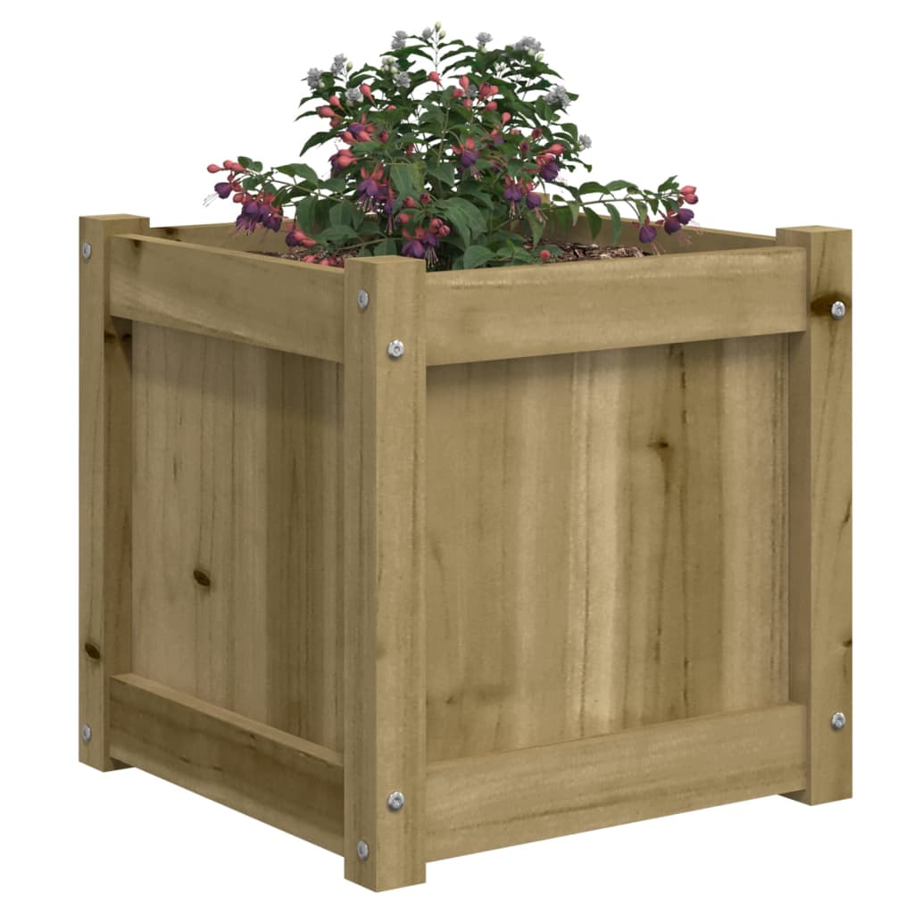 Jardinières 2 pcs bois de pin imprégné