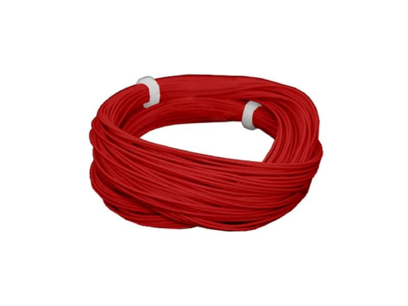 ESU Kabel 10m Rot H0 Superdünne AWG 36 Litzen