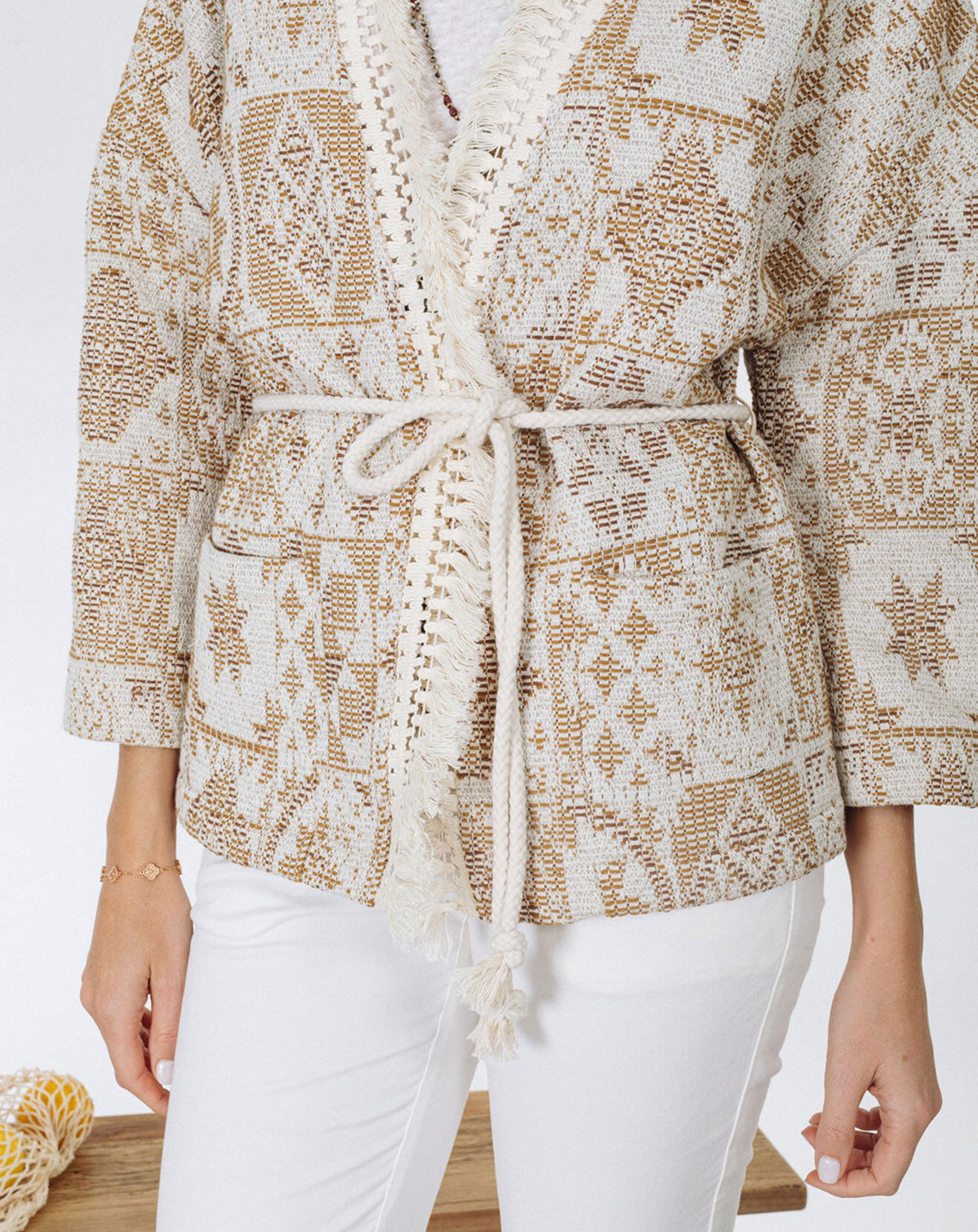 Lauren Vidal Veste Store beige