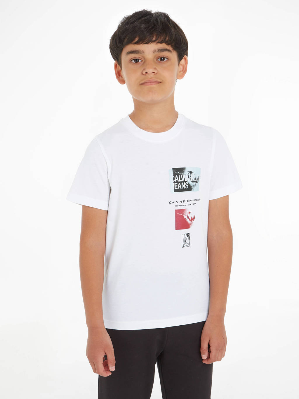 Calvin Klein T-shirt met printopdruk wit