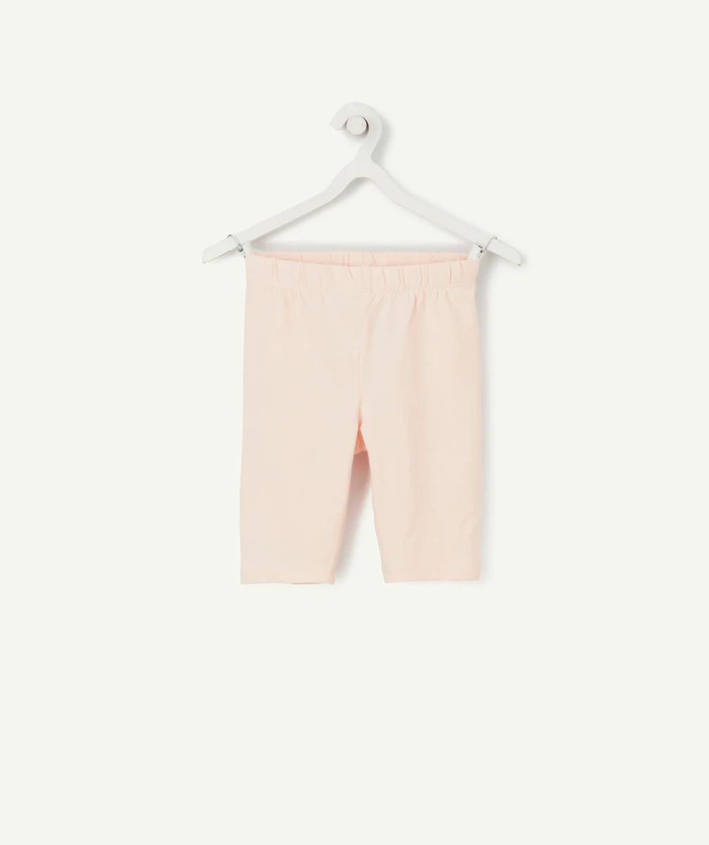 LE SHORT CYCLISTE ROSE PÂLE EN FIBRES RECYCLÉES