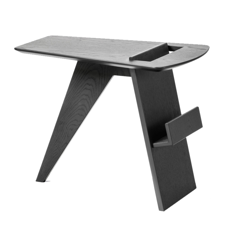 Fredericia Magazine bijzettafel black lacquered