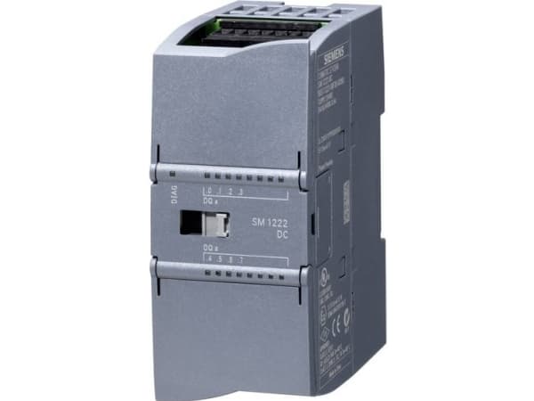 Siemens 6ES7222-1BF32-0XB0, Digitalt, Utgang (signal), 8 kanaler, 8 kanaler, 24 V, Sort