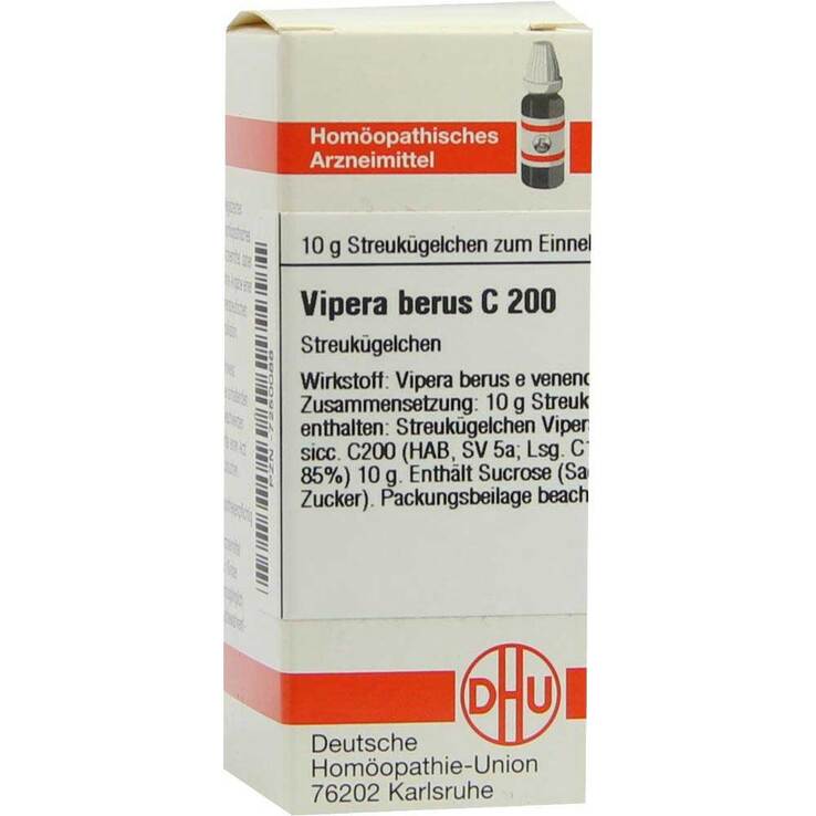 DHU Vipera Berus C 200 Globuli, 10 g