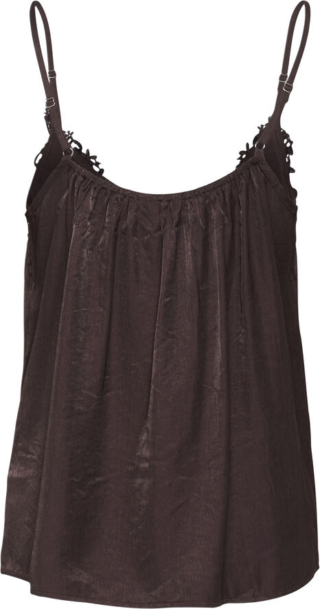 Cream CRAnna Top Chocolate plum