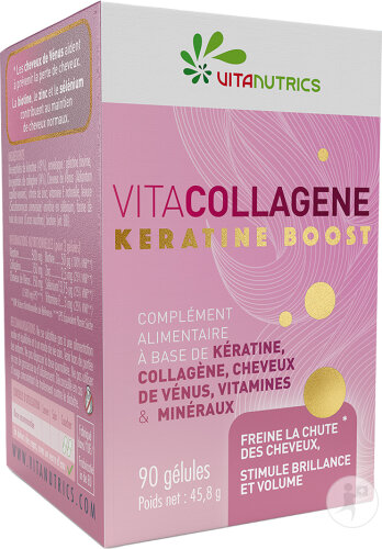 Vitanutrics Vitacollagène Kératine Boost 90 Capsules