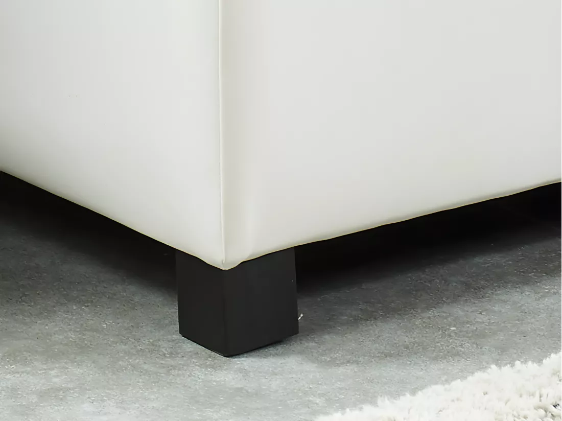 Banc coffre simili FILIPPO - Blanc