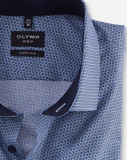 OLYMP| Herren Hemd NO. SIX Super Slim Fit Langarm