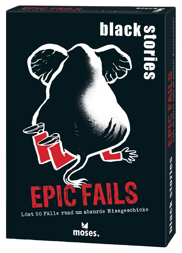 Rätselkarten BLACK STORIES - EPIC FAILS