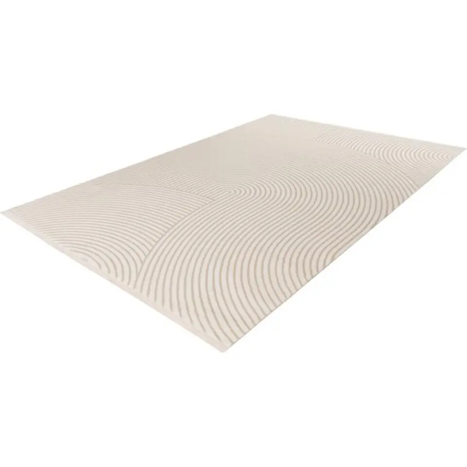 Lalee Vloerkleed Japandi stijl - 3D effect cirkels 160x230 cm