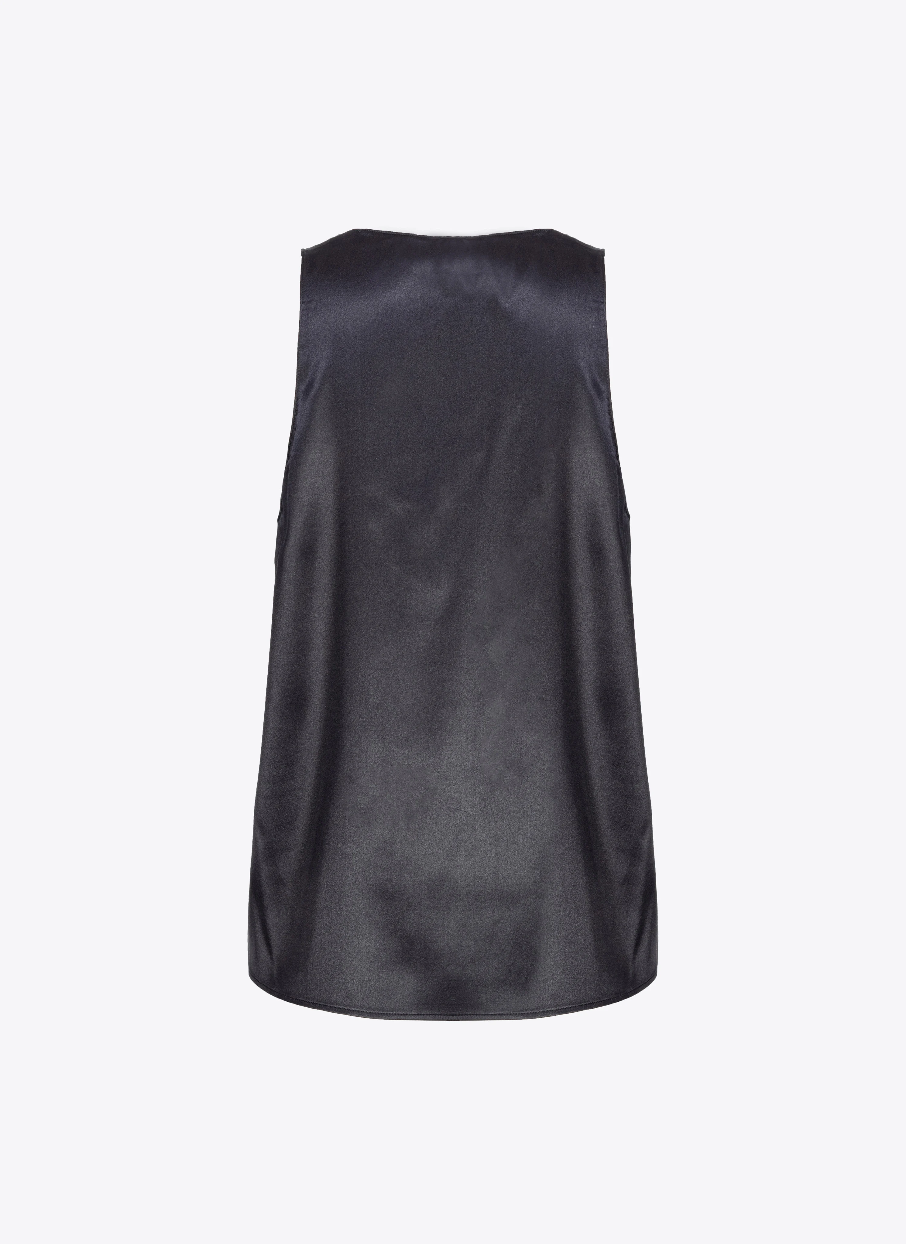 Top sans manches | Noir
