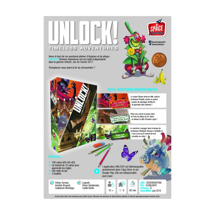 Unlock : Timeless Adventures