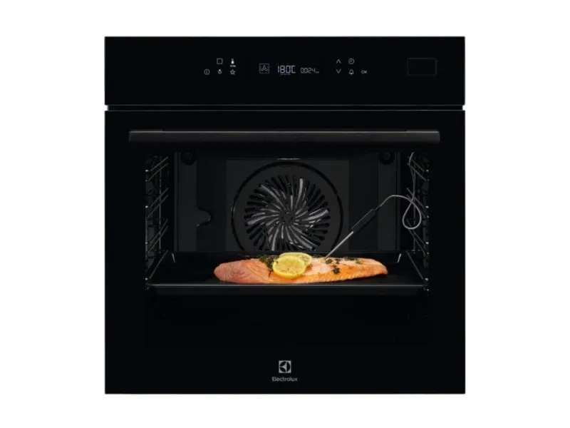 Electrolux SteamBoost 800 EOB7S31Z - Ovn - med dampfunktion - til indbygning - niche - bredde: 56 cm - dybde: 55 cm - højde: 57.8 cm - med selv-rengøring - Klasse A  - sort