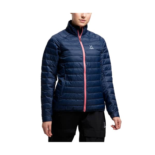 Doudoune randonnée HAGLÖFS SPIRE MIMIC JACKET WOMEN TARN BLUE