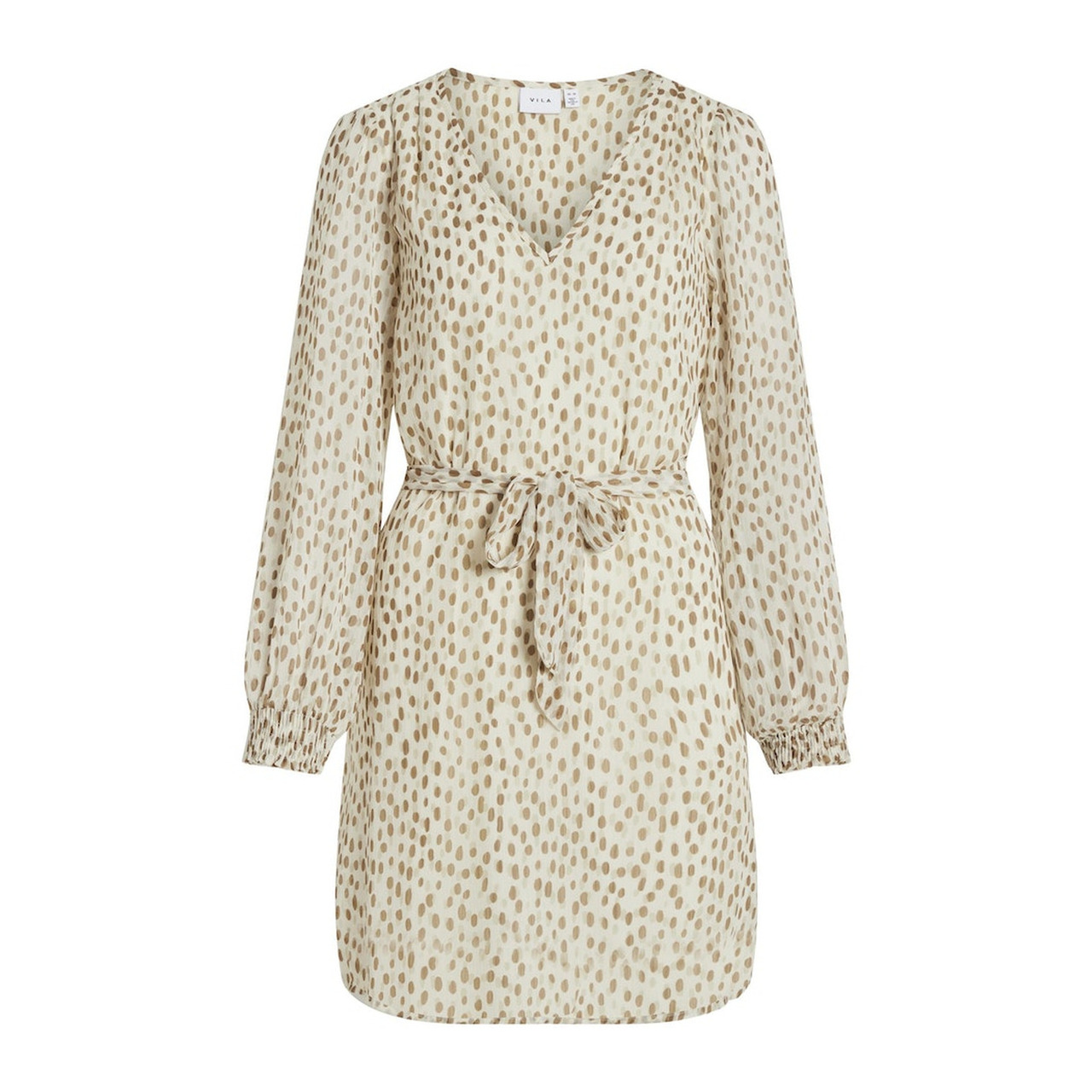 Vila VIFALIA SMOCK V-NECK L/S DRESS