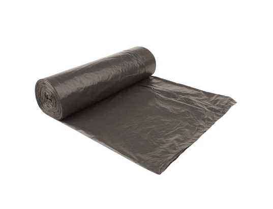 VIDAXL - Sacs poubelles avec cordons 250 pcs noir 35 l