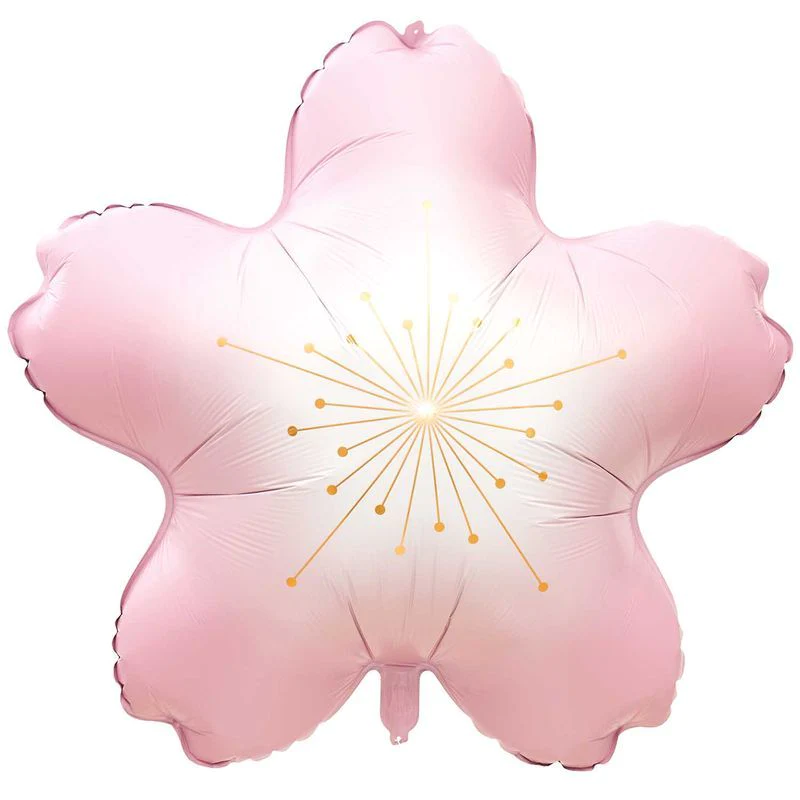 Ballon aluminium fleur de cerisier rose Rico Design