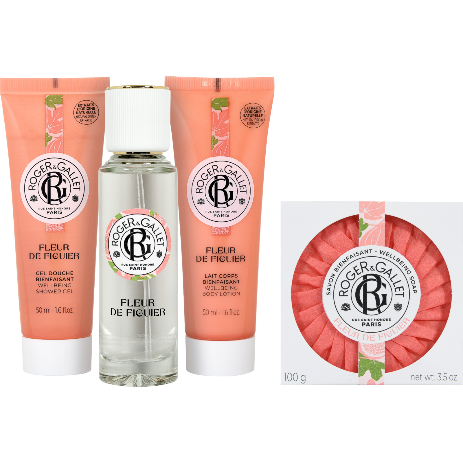 Roger & Gallet Fleur de Figuier Duftset, 4-teilig