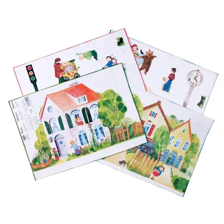 Kraul Bastelbogen - Haus und Spiel A4