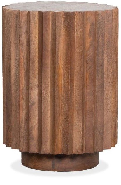 Bijzettafel Nature Smooth AC-49.069 Novan ⌀35  x H48 cm
